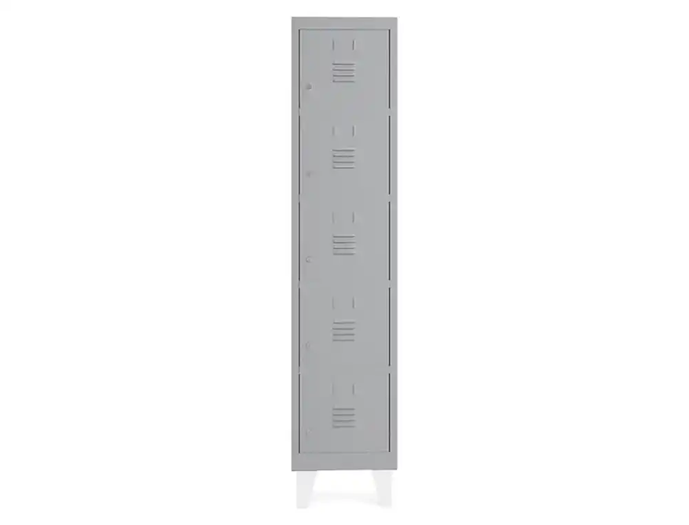 [169549] Taquilla metalica rocada 300 1 modulo 5 puertas gris 330x500x1800 mm