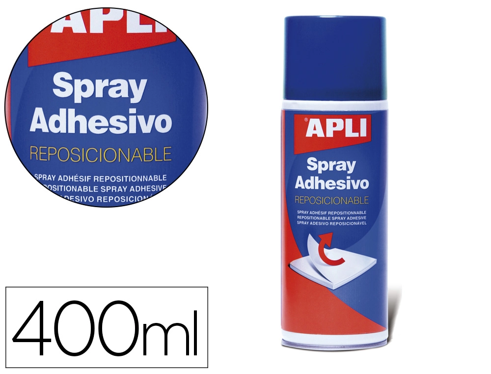 [168152] Pegamento apli spray reposicionable bote de 400 ml