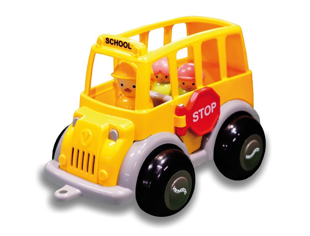 [167832] Juego andreu toys ecoline midi bus escolar + 1 conductor + 2 figuras