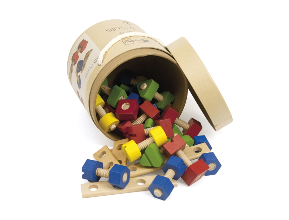 [167825] Juego andreu toys pernos & tuercas 56 piezas