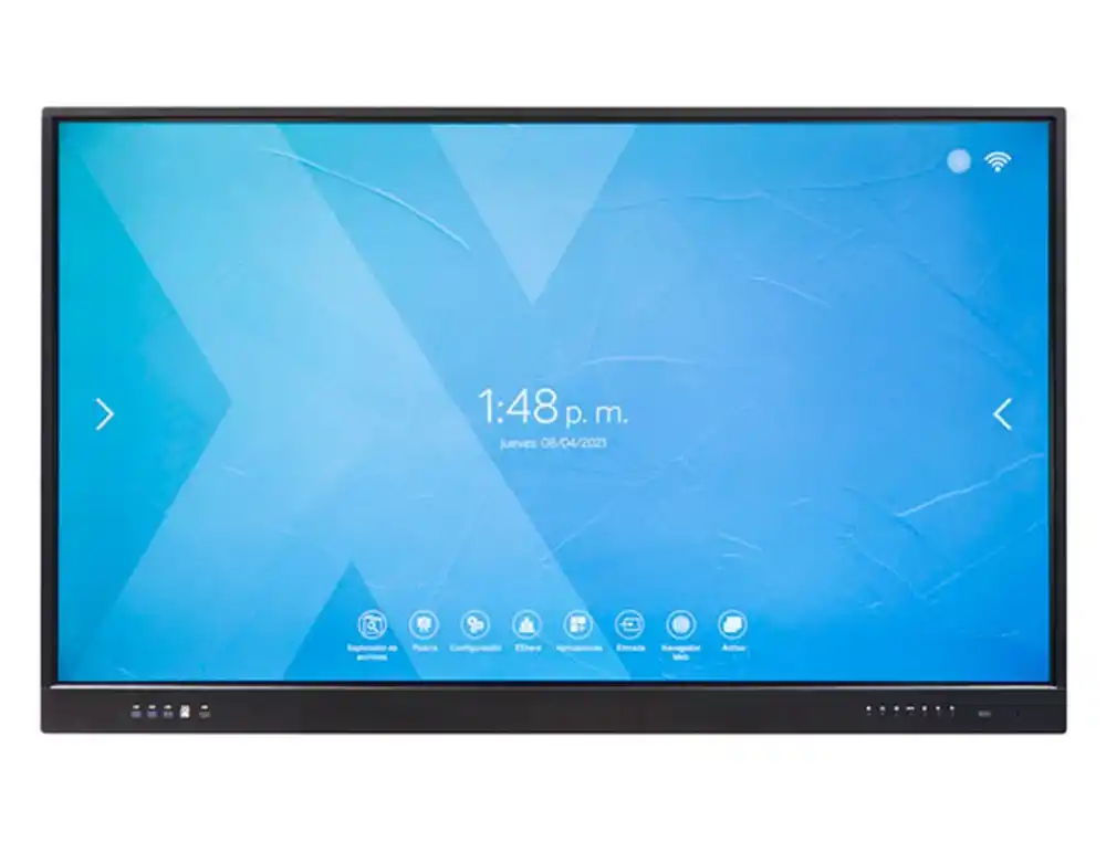 [167802] Pantalla interactiva rocada cristal templado 75\" multitactil wifi con altavoces usb thunderbolt