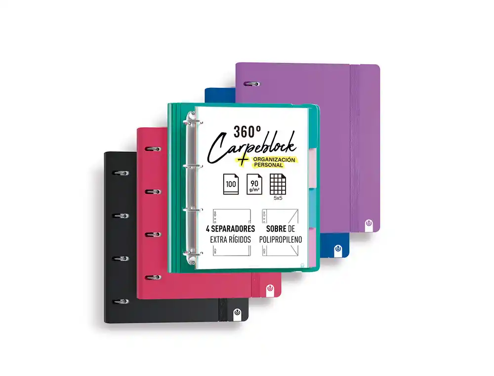 [167616] Carpeta 4 anillas de 35 mm carchivo din a4 polipropileno con recambio foam style
