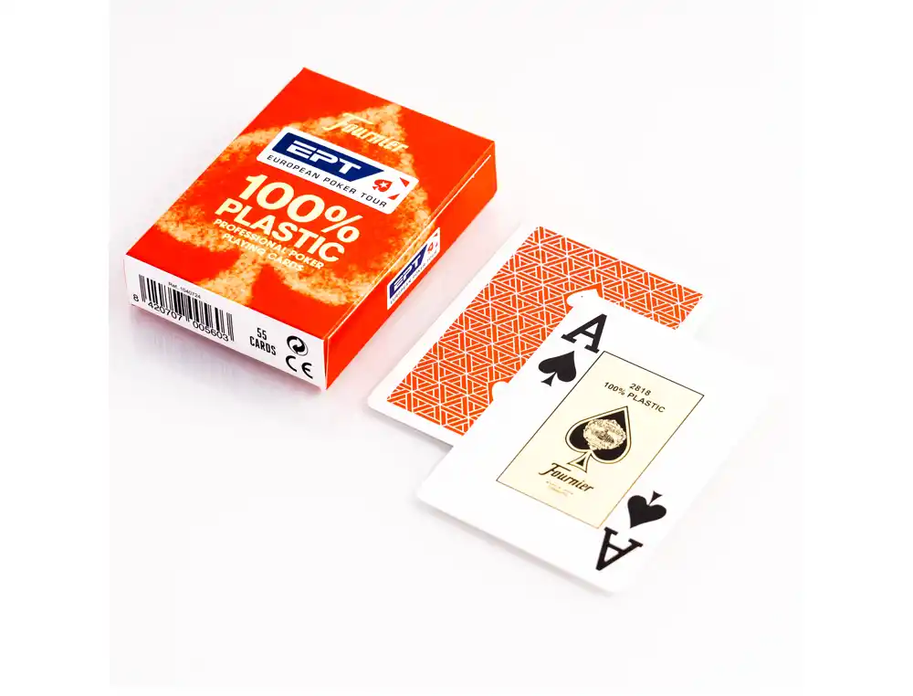 [167319] Baraja fournier poker ingles plastico european poker tour indice gigante
