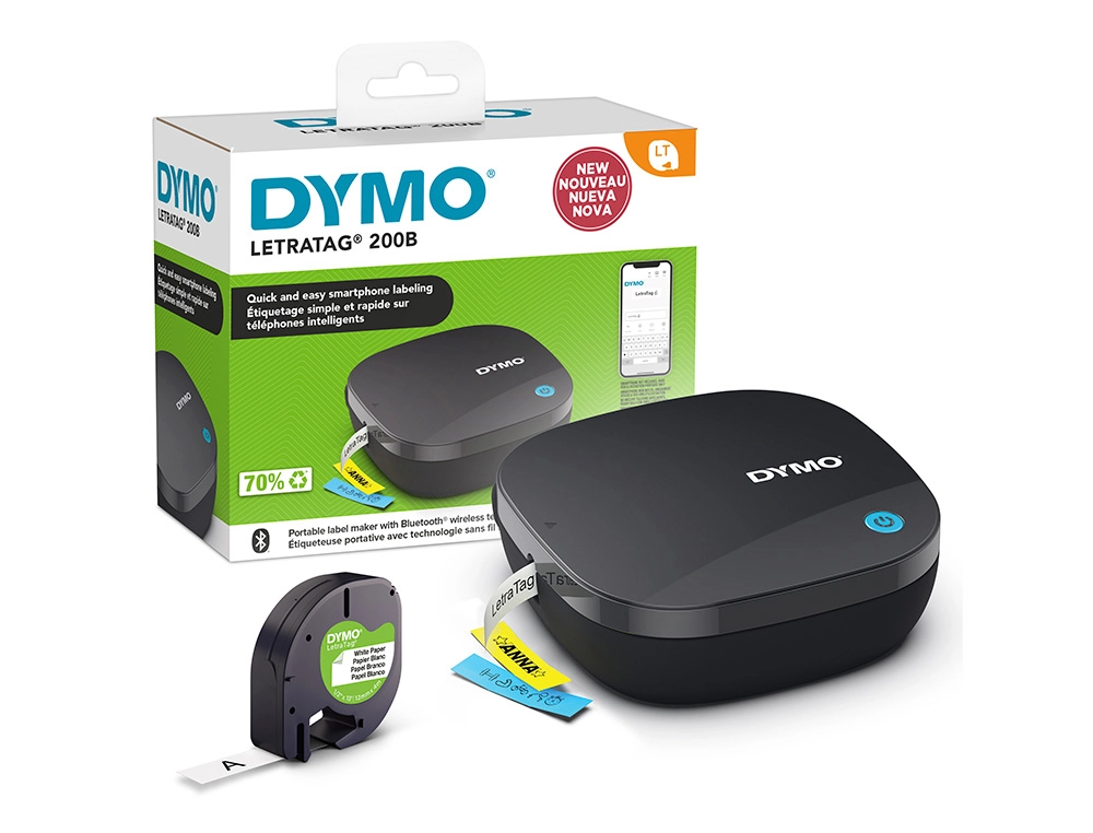 [166328] Rotuladora dymo letratag lt-200b bluetooth