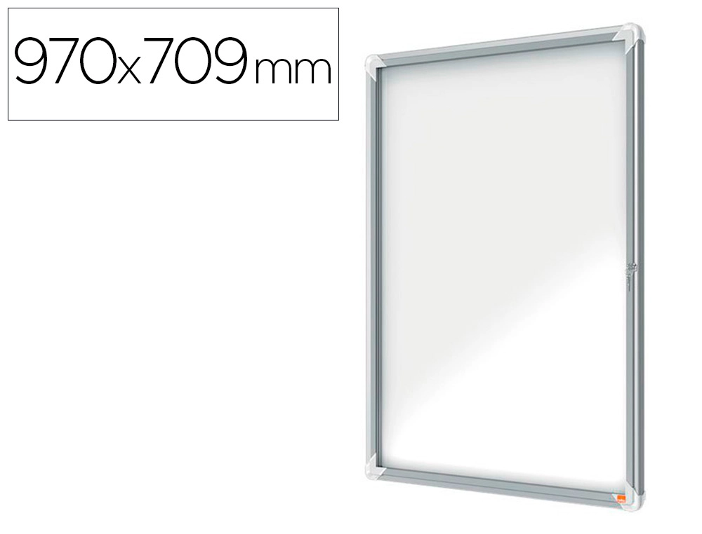 [163249] Vitrina de anuncios nobo premium plus magnetica de exterior 9 x din a4 1000x752x45 mm