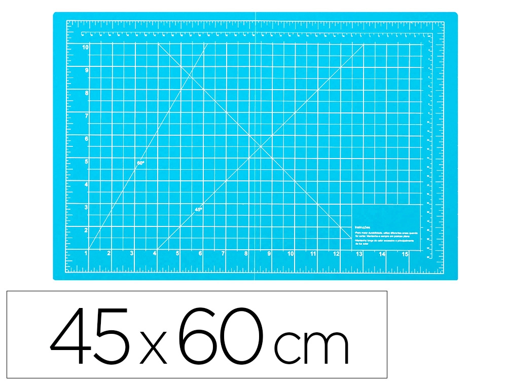 [162958] Plancha para corte liderpapel din a2 3mm grosor color azul