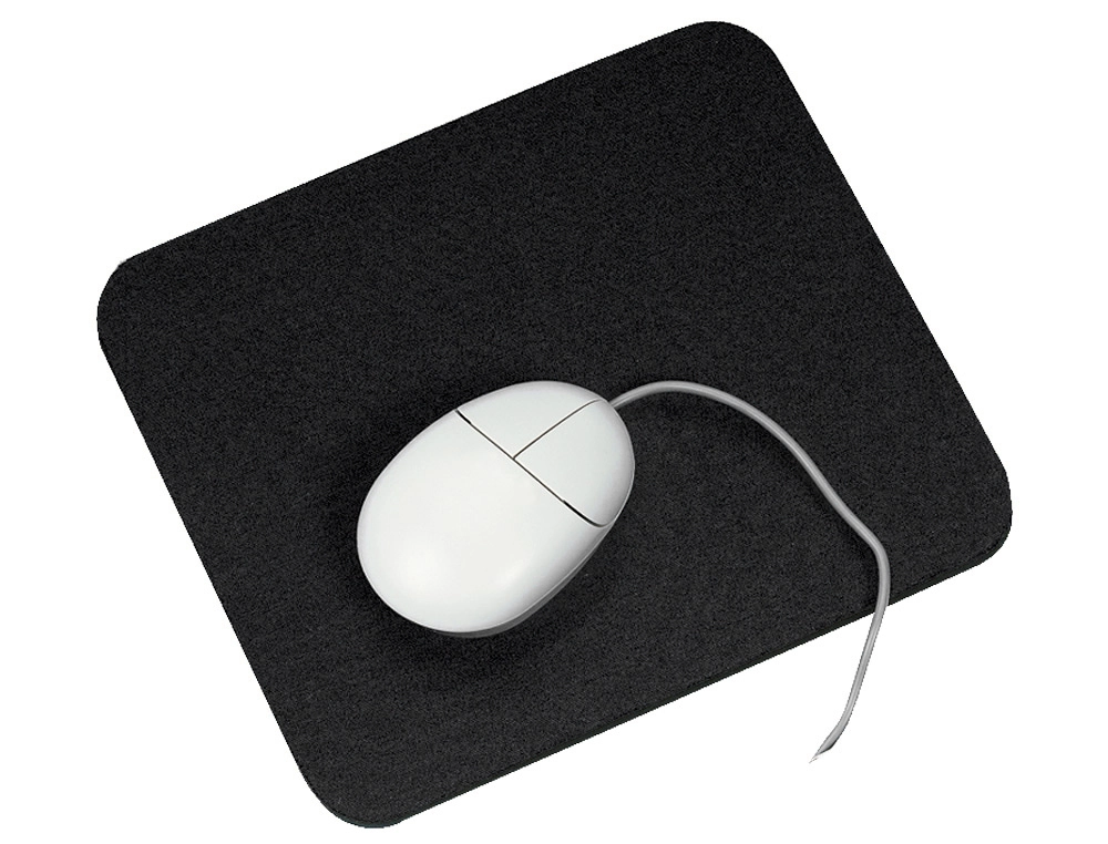 Alfombrilla para raton basic q-connect negra 260x220x6 mm