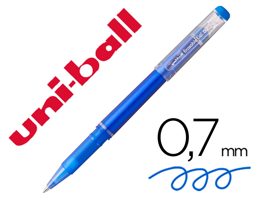 [162250] Rotulador uni-ball roller uf-222 tinta gel borrable 0,7 mm azul