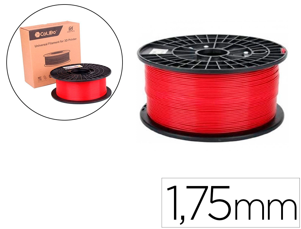[162242] Filamento 3d colido abs gold 1,75 mm 1 kg rojo