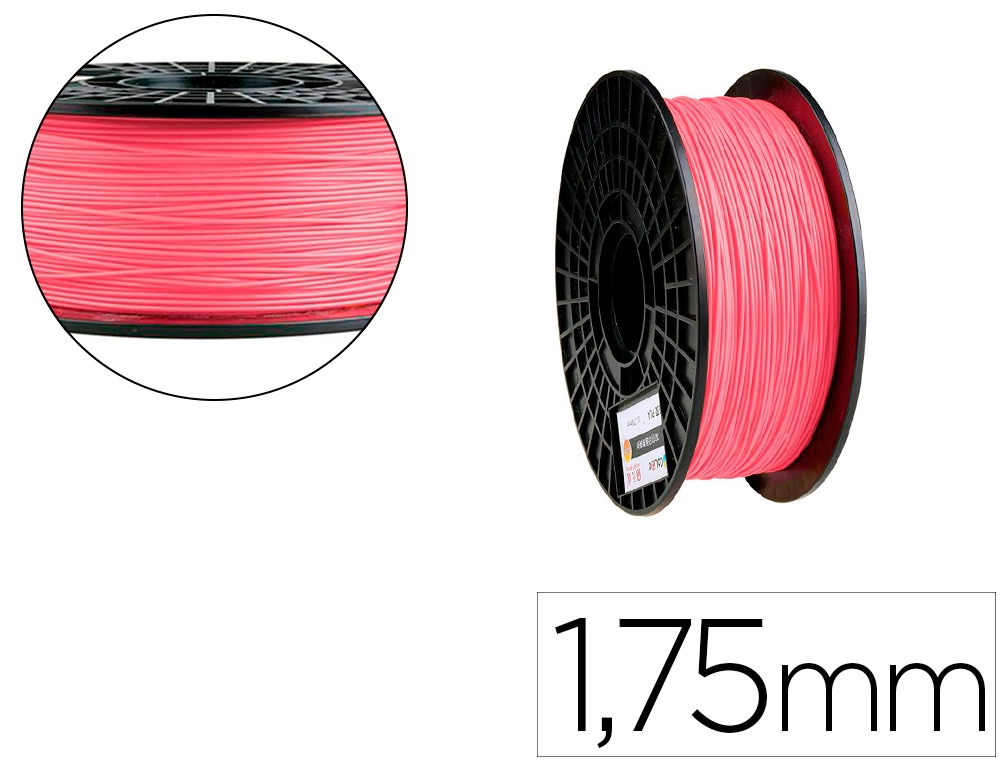 [162239] Filamento 3d colido pla termocromico 1,75 mm 1 kg rosa