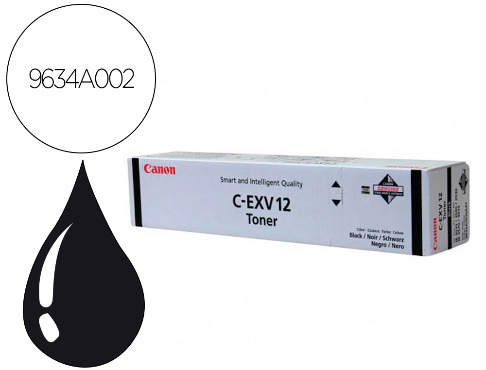 Toner canon exv12 ir3045ir3530 ir3570 ir4570 negro