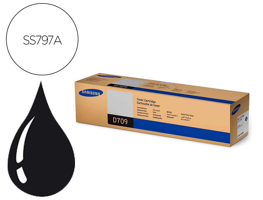 Toner hp samsung scx8128na negro mltd709s