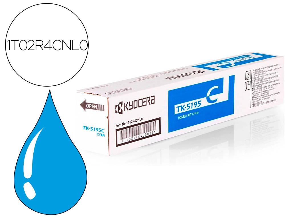 Toner tk-5195c kyocera 1t02r4cnl0 / cyan