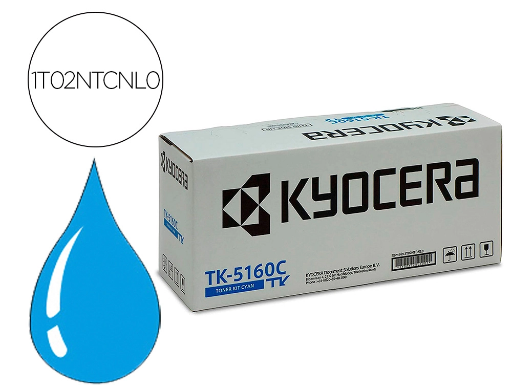 Toner kyocera tk-5160c cian