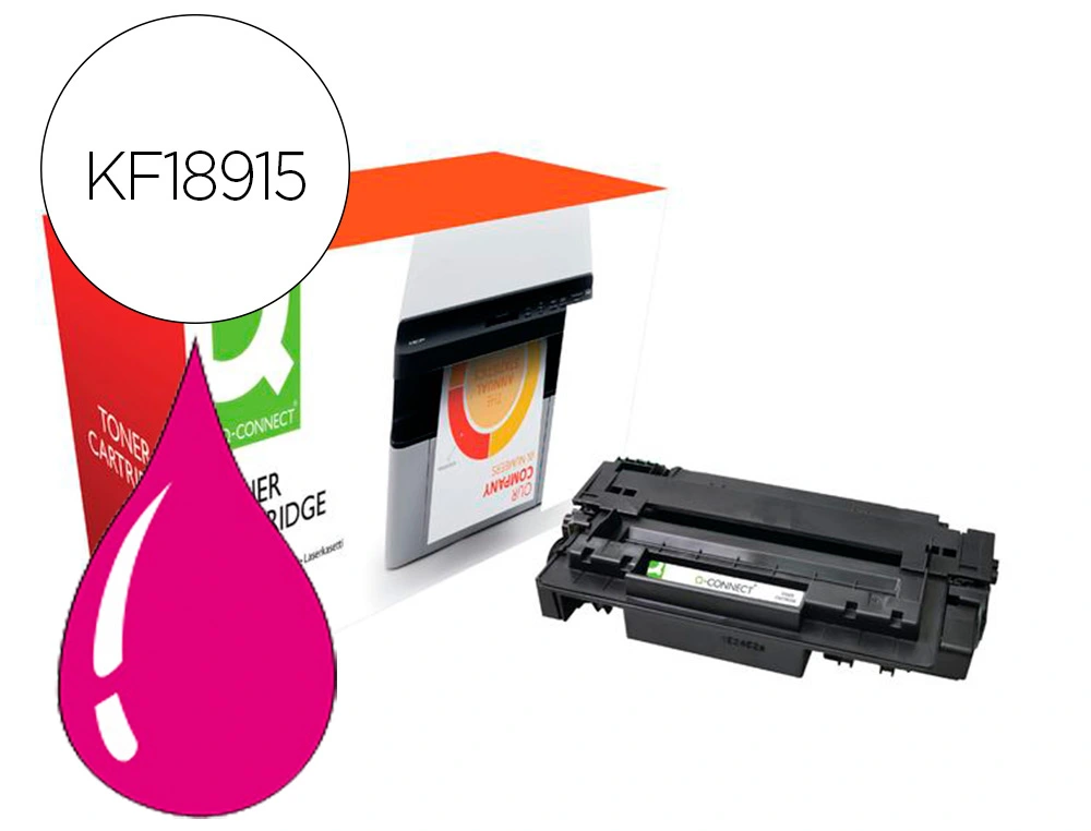 [156762] Toner compatible q-connect canon lbp710m i-sensys lbp-710 / 712 magenta 10000 paginas