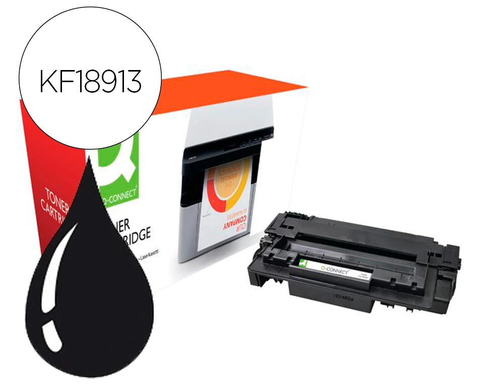 [156760] Toner compatible q-connect canon lbp710k i-sensys lbp-710 / 712 negro 12500 paginas