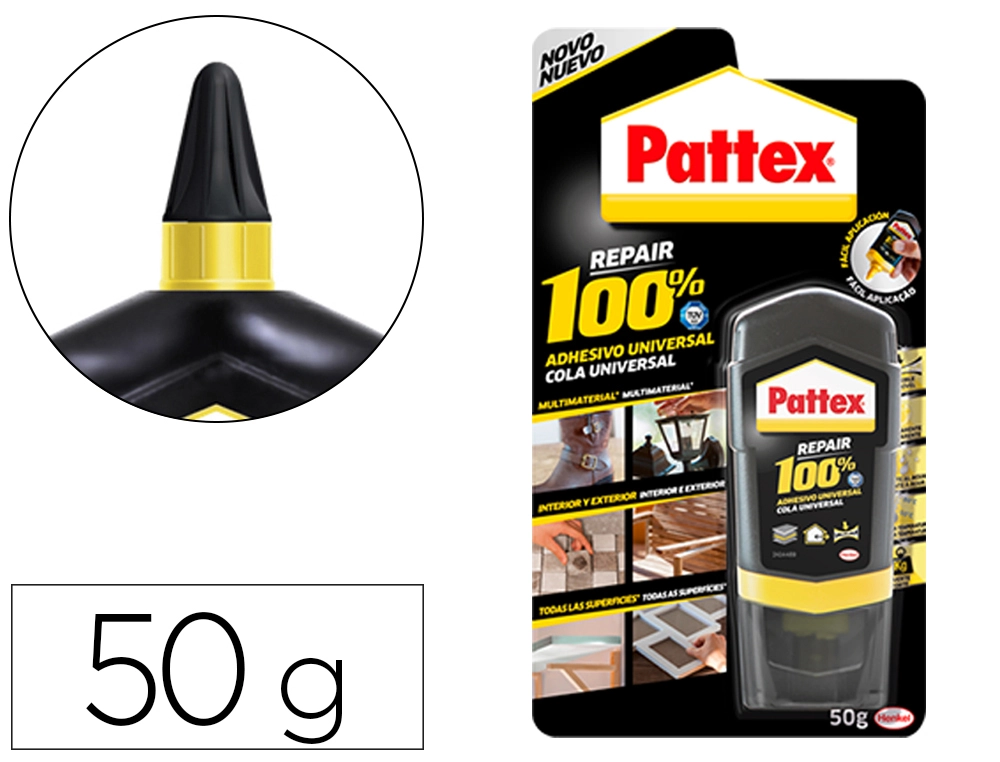 [156731] Pegamento pattex universal ingredientes activos 100% sin disolventes botella 50 g