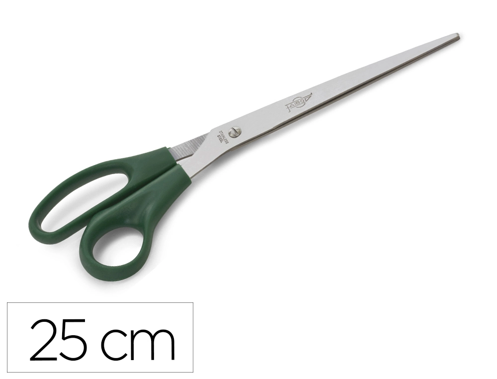 [156100] Tijera oficina faibo acero inoxidable 25 cm empuñadura ergonomica
