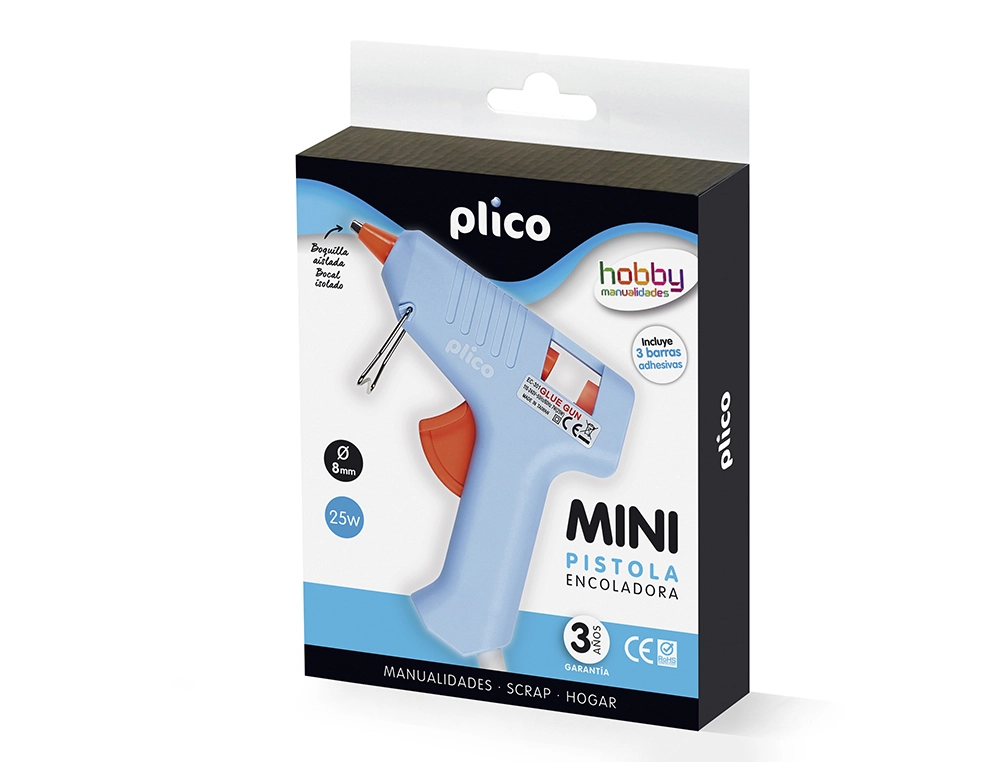 [155932] Pistola de silicona caliente mini plico 25 w
