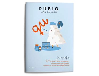 [155931] Cuaderno rubio ortografia 8-9 años para empezar