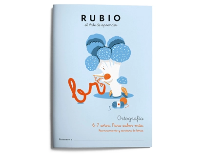 [155930] Cuaderno rubio ortografia 6-7 años para saber mas