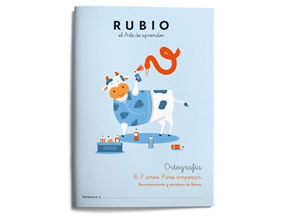 [155929] Cuaderno rubio ortografia 6-7 años para empezar