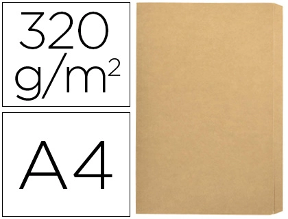 [155303] Subcarpeta cartulina gio folio pocket bolsa con solapa intenso kraft bicolor 240g/m2