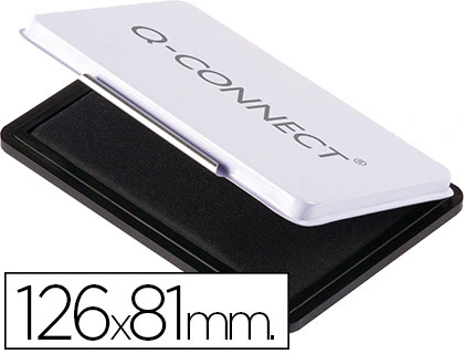 [150751] Tampon q-connect nº1 126x81 mm negro