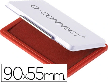[150745] Tampon q-connect nº3 90x55 mm rojo