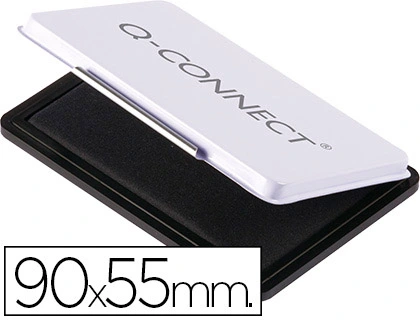 [150744] Tampon q-connect nº3 90x55 mm negro