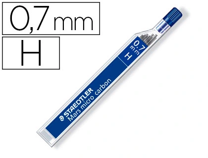 [150298] Minas staedtler mars micro grafito 0,7 mm h tubo con 12 unidades