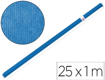 [97159] Papel kraft liderpapel azul rollo 25x1 m