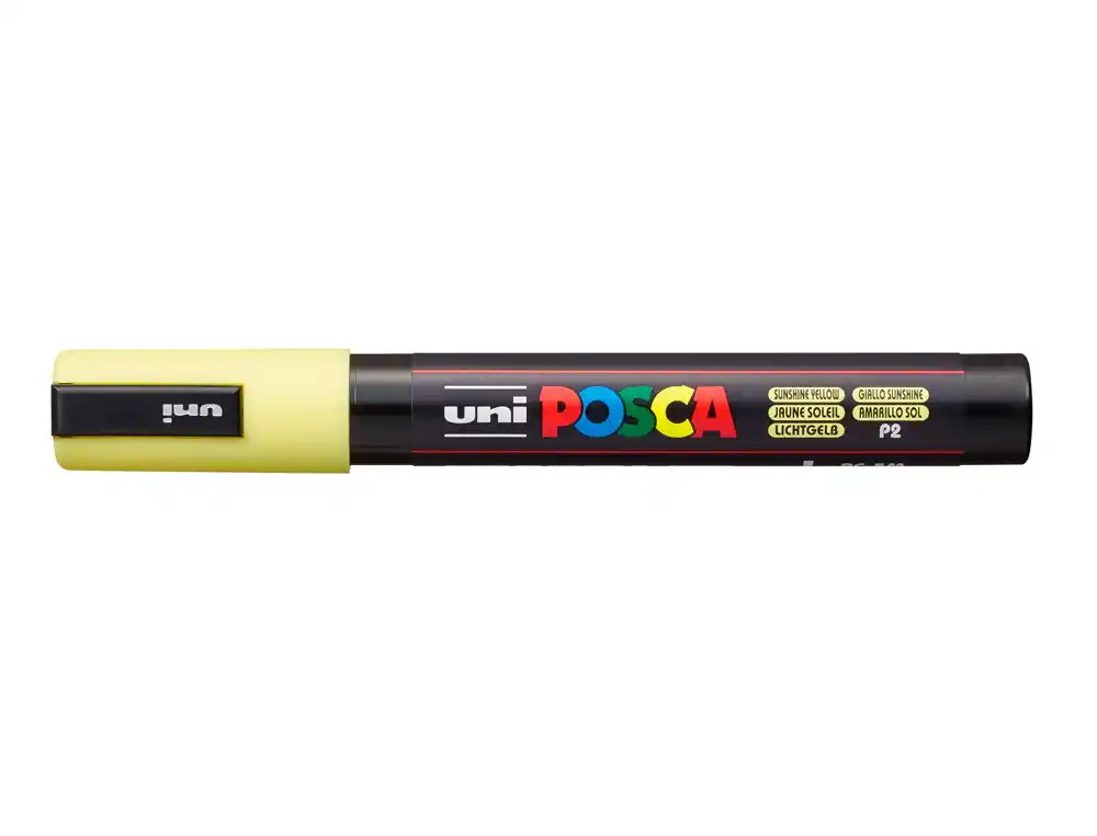 Rotulador uni posca pc-5m amarillo sol