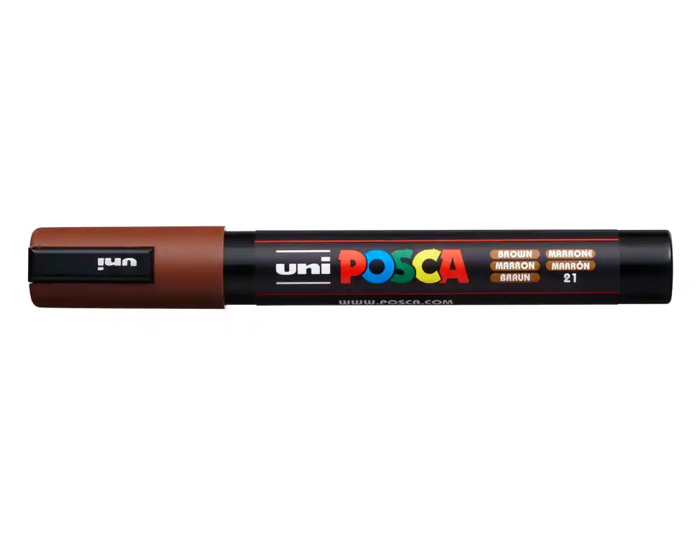 Rotulador uni posca pc-5m marron