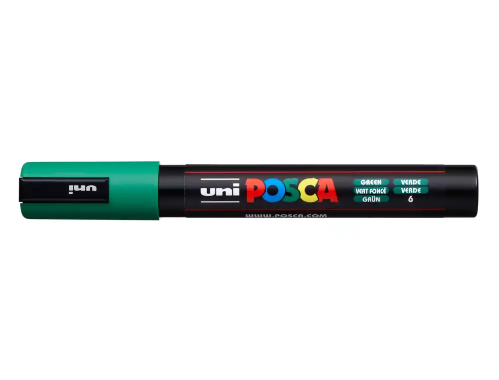 Rotulador uni posca pc-5m verde