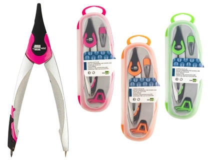 [87720] Compas liderpapel adaptador universal y minas colores surtidos