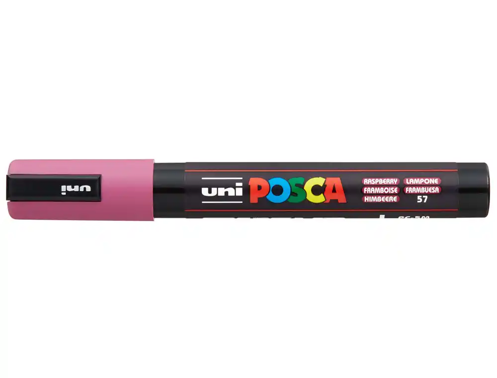Rotulador uni posca 1,8 - 2,5mm pc-5m frambuesa