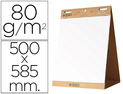[78137] Bloc congreso bi-office liso autoadhesivo sobremesa 500x585 mm papel de 80 g
