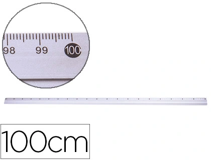 [77830] Regla q-connect metalica aluminio 100 cm