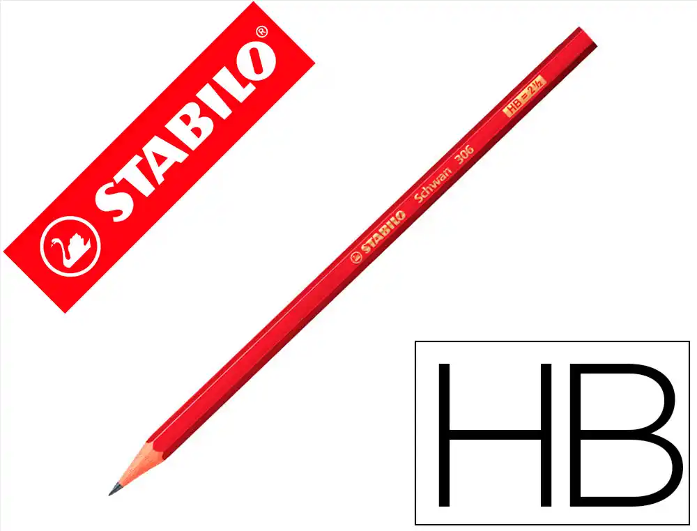 Lapices de grafito stabilo swano 306 hb unidad