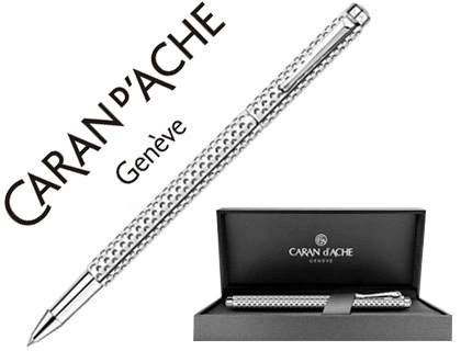 [76423] Roller caran d'ache ecridor golf placado paladio con estuche punta media
