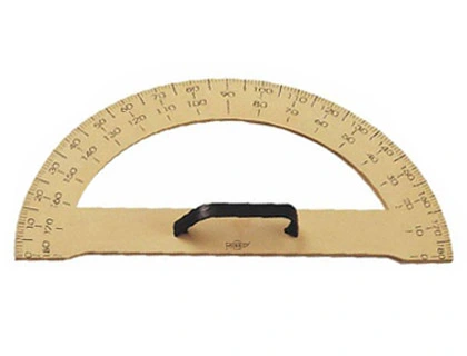 [76235] Semicirculo para encerado faibo plastico imitacion madera 33,4 cm