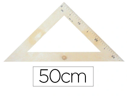[76232] Escuadra para encerado faibo plastico imitacion madera 30 cm