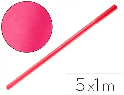 [75397] Papel kraft liderpapel fucsia rollo 5x1 m