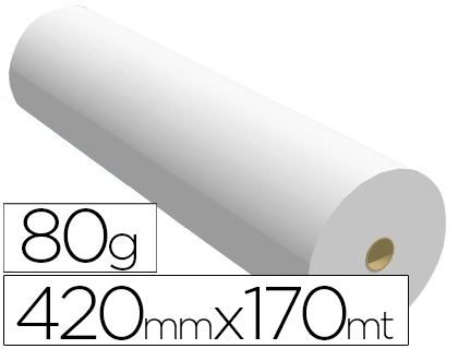 [73960] Papel reprografia ppc para planos 420mmx170mt 80 g