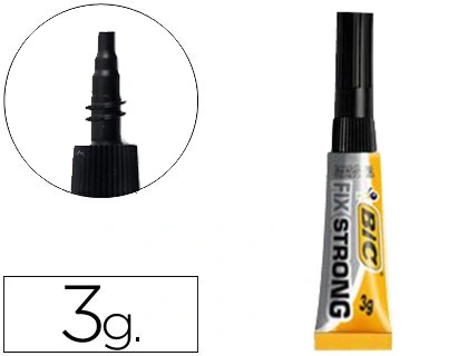 [73834] Pegamento bic fix strong 3 g adhesivo extra fuerte