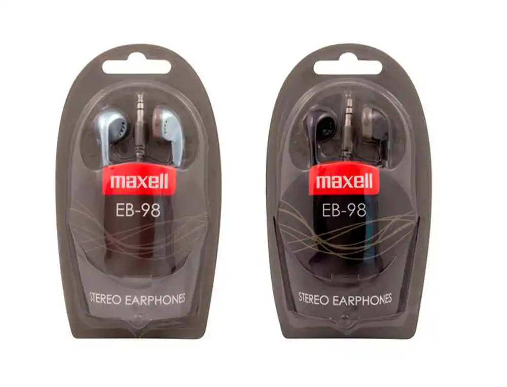 Auricular maxel black-silver 1,2 m