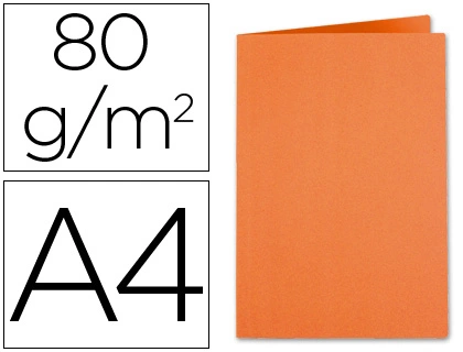 Subcarpeta papel exacompta din a4 naranja 80 g