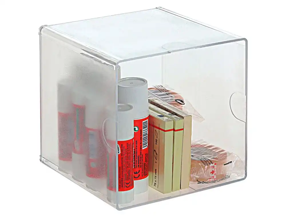 Archicubo archivo 2000 hueco organizador modular plastico 155x155x155xmm incluye clips de sujecion