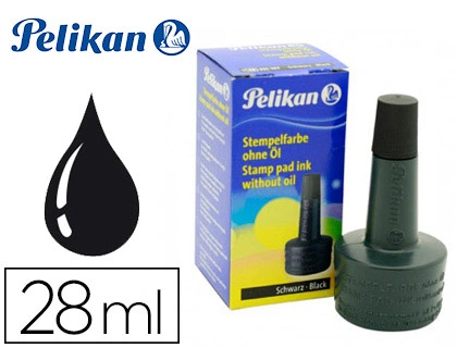 [69837] Tinta tampon pelikan negro bote 28 ml